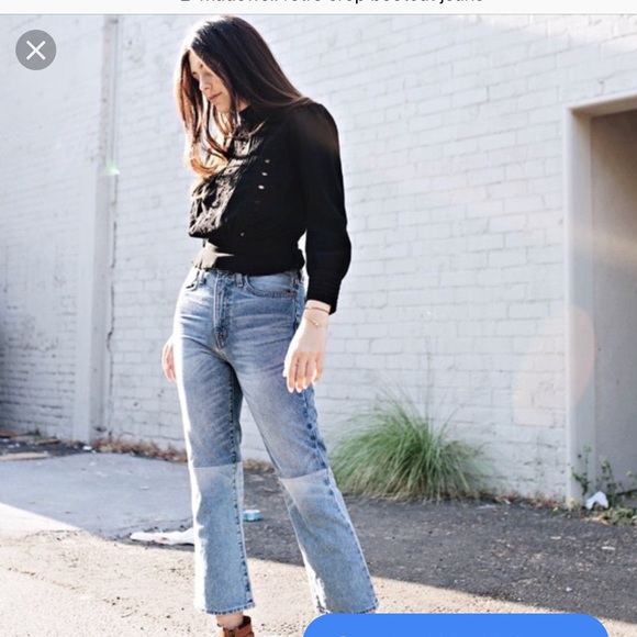 Madewell Denim - Madewell retro crop bootcut SZ 30